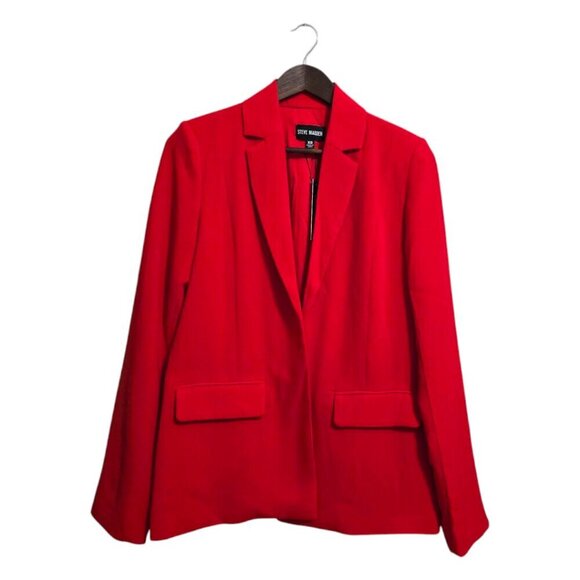 Steve Madden NWT Payton Blazer in Red Sz XS - Picture 2 of 11